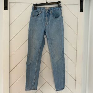 Everlane Cheeky Straight Ankle Jean - Blue Size 26